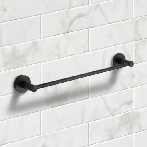 Towel Bar, 19 Inch, Matte Black Nameeks NCB54